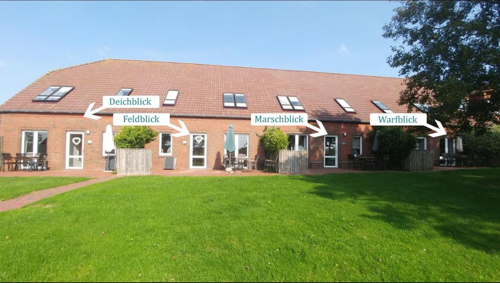 Apartmán Warfblick - Landlust Osterwarf Norddeich  Exteriér fotografie